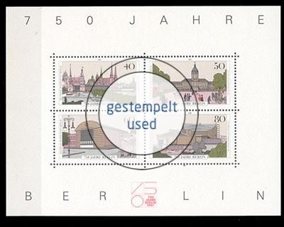 Berlin, Block 8, gestempelt