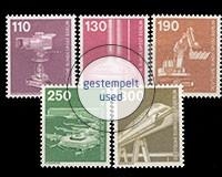 Berlin, Michel Nr. 668-672, gestempelt