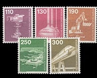 Berlin, Michel Nr. 668-672, postfrisch