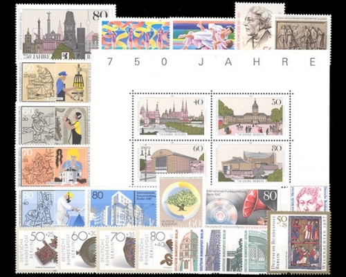 Berlin, MiNr. Block 8- MiNr. 797, Jahrgang 1987, postfrisch