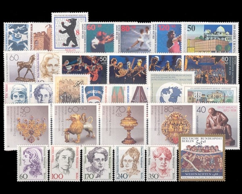 Berlin, MiNr. 798-829, Jahrgang 1988, postfrisch