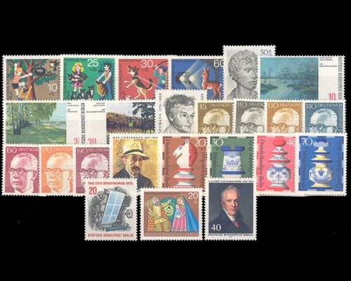 Berlin, MiNr. 418-441, Jahrgang 1972, postfrisch