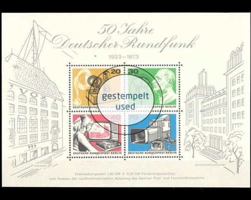 Berlin, Block 4, gestempelt