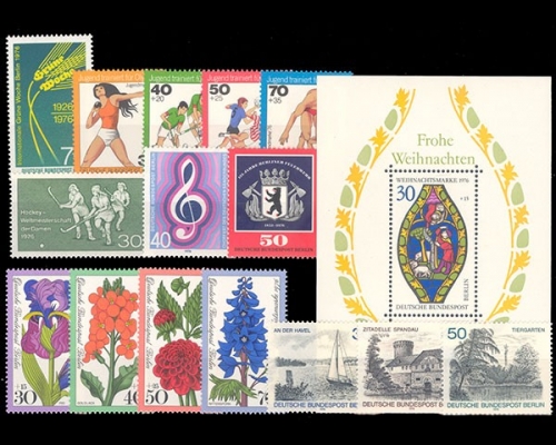 Berlin, MiNr. 516-531, Jahrgang 1976, postfrisch
