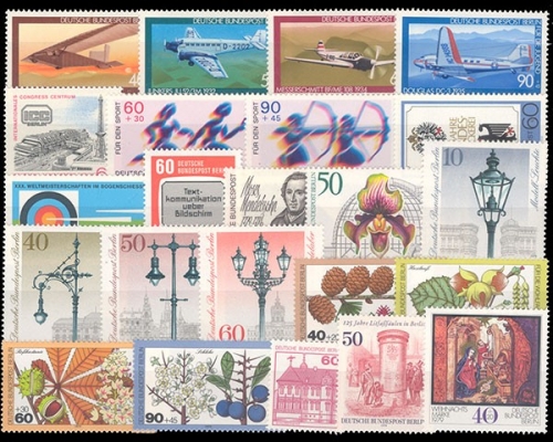 Berlin, MiNr. 591-613, Jahrgang 1979, postfrisch