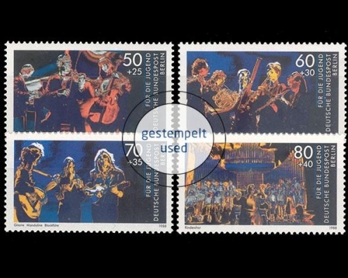 Berlin, Michel Nr. 807-810, gestempelt