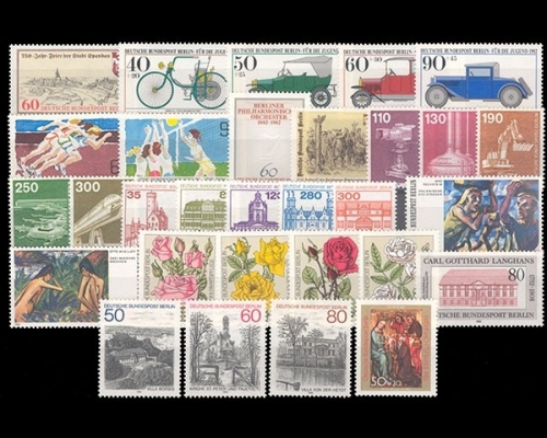 Berlin, MiNr. 659-688, Jahrgang 1982, postfrisch