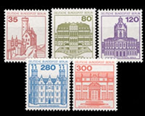 Berlin, Michel Nr. 673-677 A, postfrisch