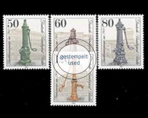 Berlin, Michel Nr. 689-692, gestempelt