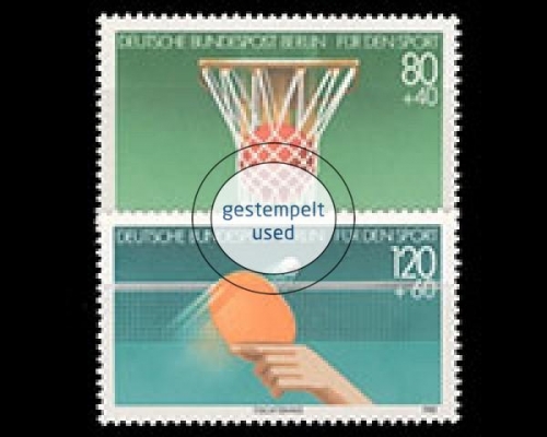 Berlin, Michel Nr. 732-733, gestempelt