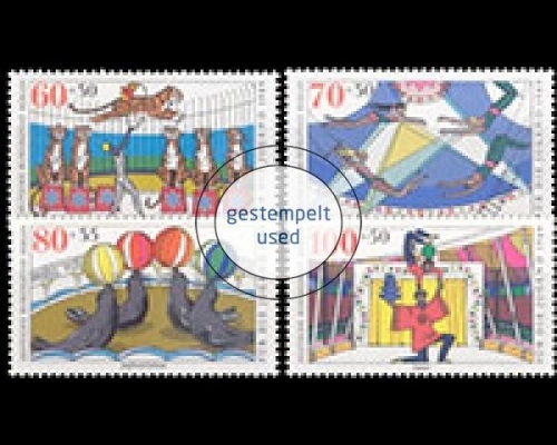Berlin, Michel Nr. 838-841, gestempelt