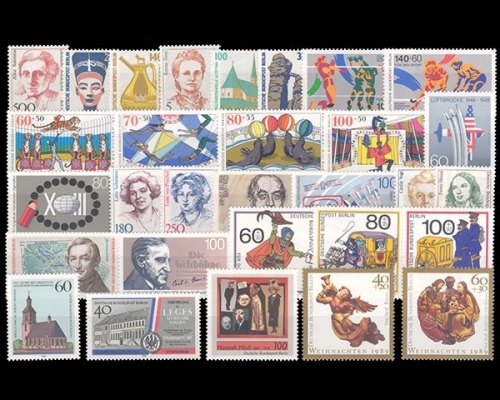 Berlin, MiNr. 830-859, Jahrgang 1989, postfrisch