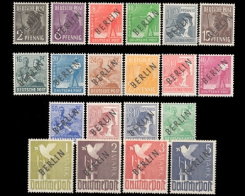 Berlin, Michel Nr. 1-20, postfrisch