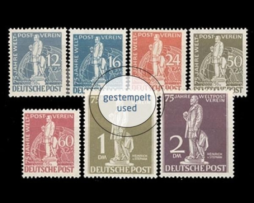 Berlin, Michel Nr. 35-41, gestempelt