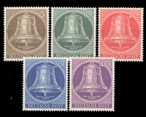 Berlin, Michel Nr. 101-105, postfrisch