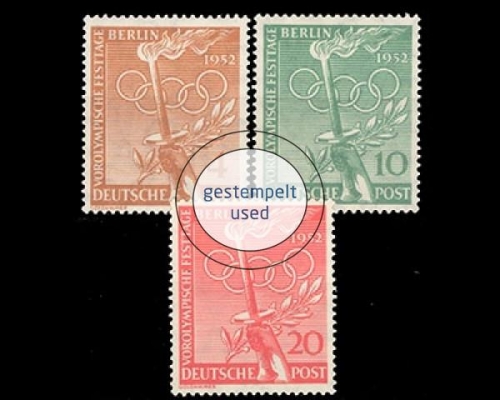 Berlin, Michel Nr. 88-90, gestempelt