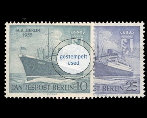 Berlin, Michel Nr. 126-127, gestempelt