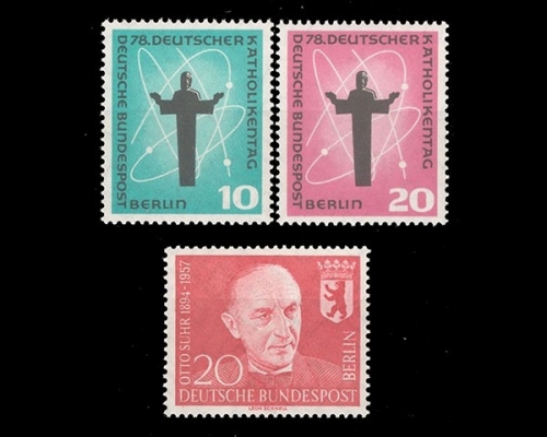 Berlin, MiNr. 179-181, Jahrgang 1958, postfrisch