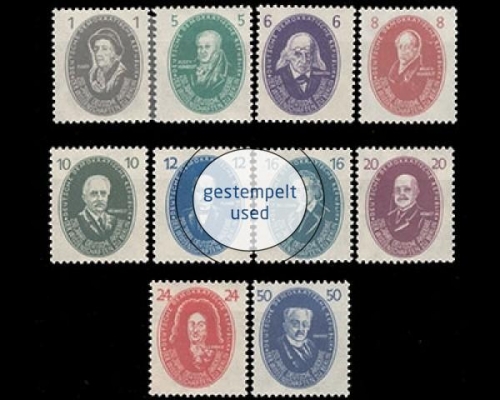 DDR, Michel Nr. 261-270, gestempelt