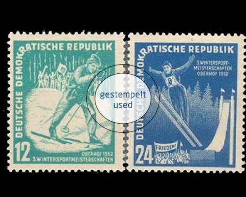 DDR, Michel Nr. 298-299, gestempelt