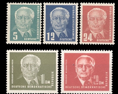 DDR, Michel Nr. 322-326, postfrisch