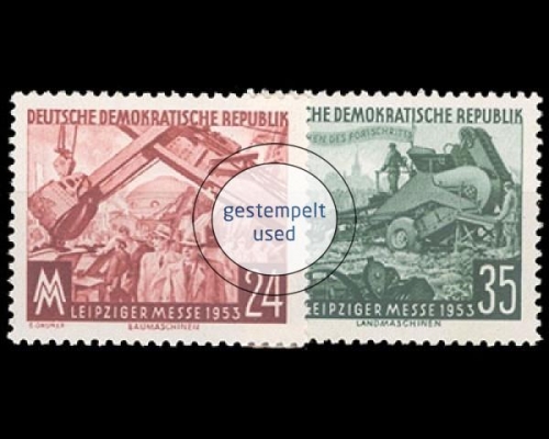 DDR, Michel Nr. 380-381, gestempelt