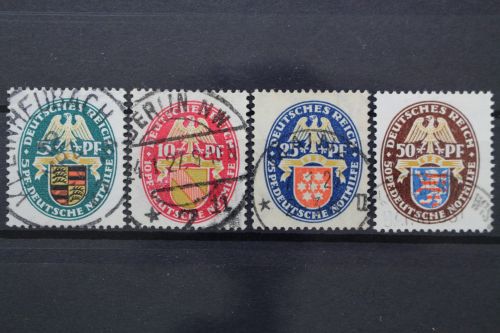Deutsches Reich, MiNr. 398-401, gestempelt