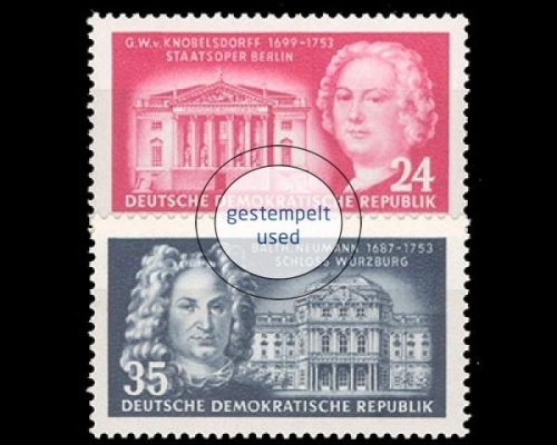 DDR, Michel Nr. 382-383, gestempelt