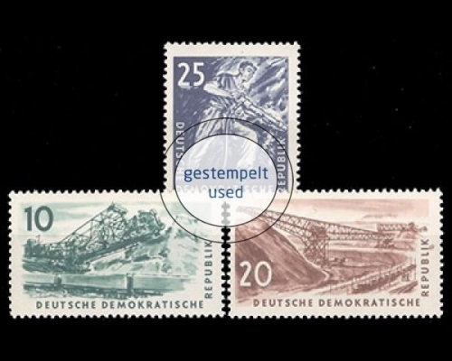 DDR, Michel Nr. 569-571, gestempelt
