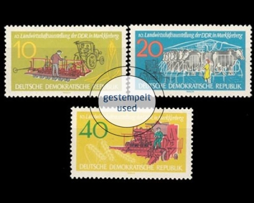 DDR, Michel Nr. 895-897, gestempelt
