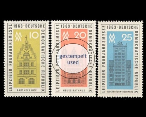 DDR, Michel Nr. 947-949, gestempelt