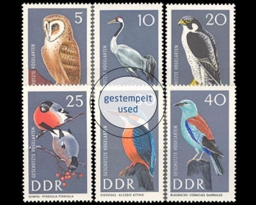 DDR, Michel Nr. 1272-1277, gestempelt