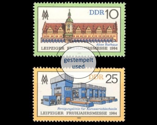 DDR, Michel Nr. 2862-2863, gestempelt