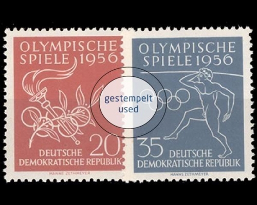 DDR, Michel Nr. 539-540, gestempelt