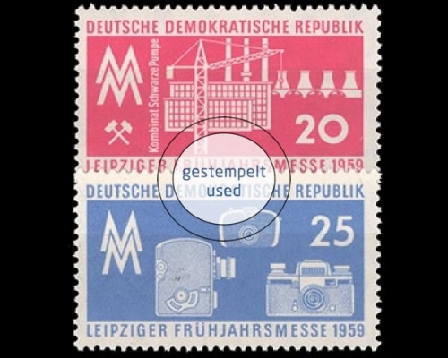 DDR, Michel Nr. 678-679, gestempelt
