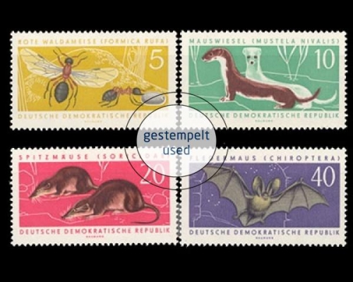 DDR, Michel Nr. 869-872, gestempelt