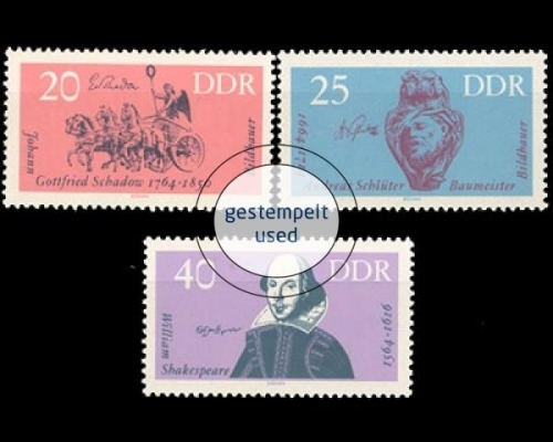 DDR, Michel Nr. 1009-1011, gestempelt