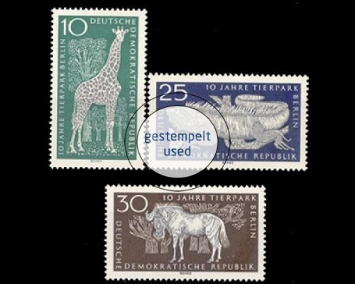 DDR, Michel Nr. 1093-1095, gestempelt