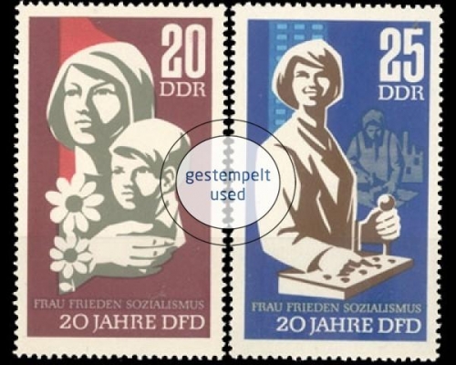 DDR, Michel Nr. 1256-1257, gestempelt
