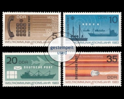 DDR, Michel Nr. 2770-2773, gestempelt