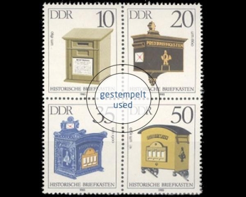 DDR, Michel Nr. 2924-2927 ZD, gestempelt