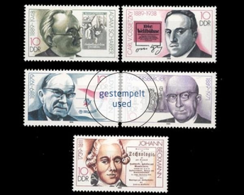 DDR, Michel Nr. 3230-3234, gestempelt