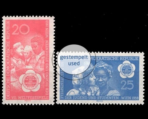 DDR, Michel Nr. 705-706, gestempelt