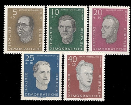 DDR, Michel Nr. 752-756, postfrisch