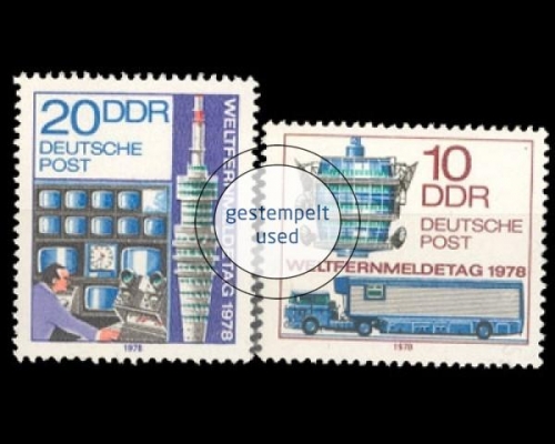 DDR, Michel Nr. 2316-2317, gestempelt