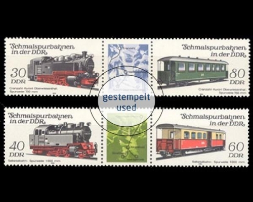 DDR, Michel Nr. 2864-2867 ZD, gestempelt