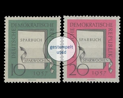 DDR, Michel Nr. 598-599, gestempelt