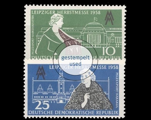 DDR, Michel Nr. 649-650, gestempelt