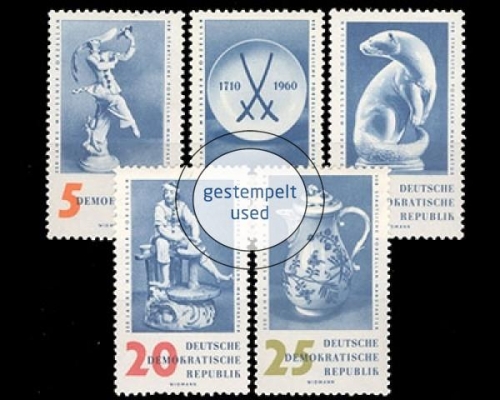 DDR, Michel Nr. 774-778, gestempelt