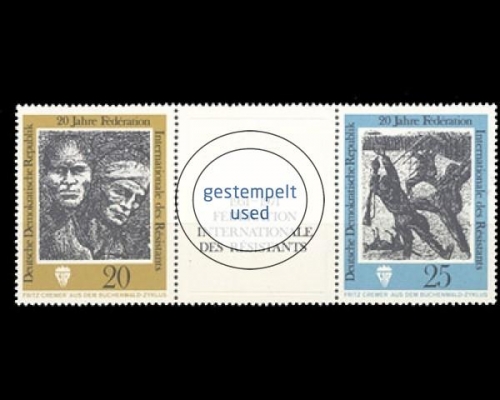 DDR, Michel Nr. 1680-1681 ZD, gestempelt